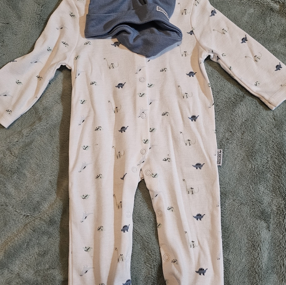 Blue and White Kids One Piece by Badgley Mischka